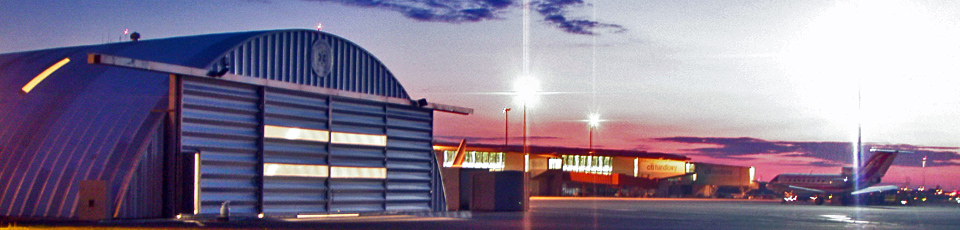 Lekki hangar zadaniowy LPR systemu TG Hangars na EPWA